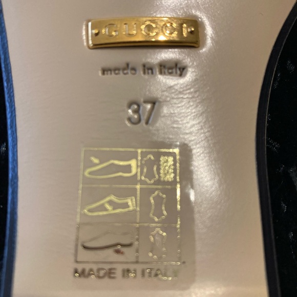 FINAL PRICE. BNIB Gucci Monogram Velvet Boot with Rhinestone Heels - Picture 6 of 6